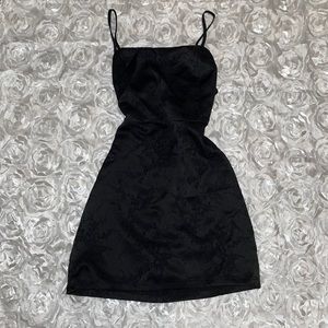 Black Floral Cami Dress